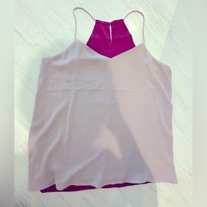 Express reversible tank purple or mauve